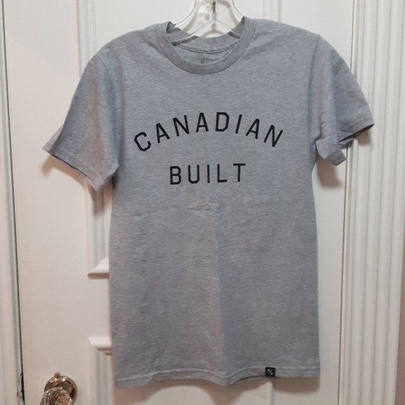 Peace collective Canadian Built Gray tee